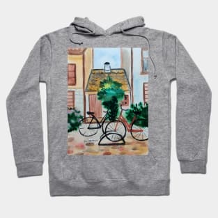 French countryside watercolours Hoodie